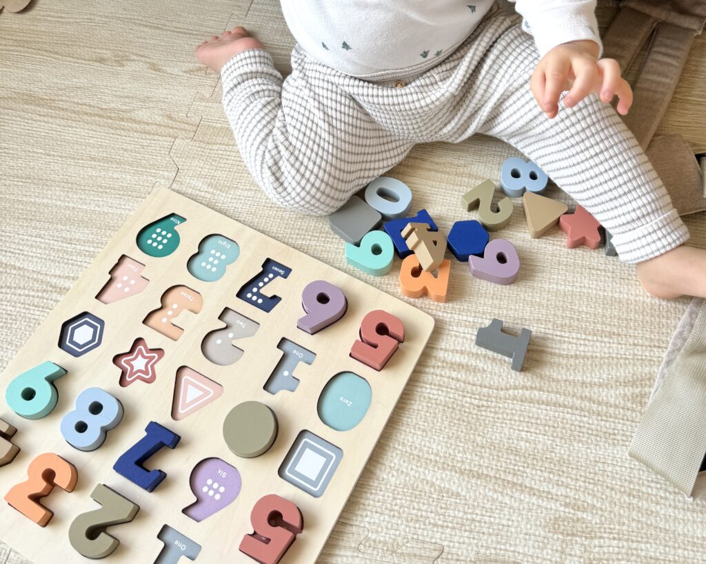 数字 モンテッソーリ パズル